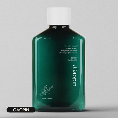 Lüks Şampuan ve Saç Kremi Şişesi Şeffaf PET Duş Jeli Paketleme 400ml PCR Toner Kabı