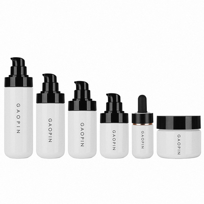 50ml 80ml 100ml 120ml Lüks cilt bakım seti ambalajı Kozmetik Krem Kavanoz Konteynerleri