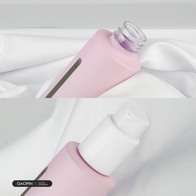 SGS Pompa Dispenserli Plastik Losyon Şişesi 120ml Buzlu