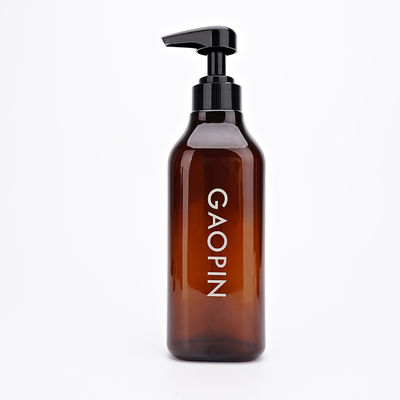 Amber 500ml Kare Boş Şampuan ve Saç Kremi Şişeleri 300ml 600ml 1000ml