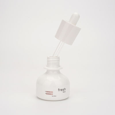 Boş 50ml Plastik Damlalıklı Şişeler Ambalaj Hafif Renk Özelleştirilmiş