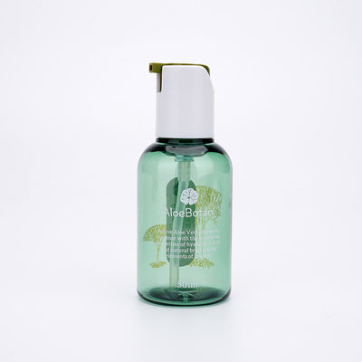 Spin Lock Kozmetik Plastik Şişeler 50ml 100ml Boş Yüz Kremi Kavanozları
