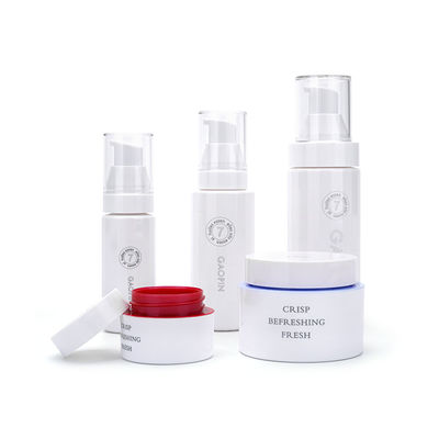15g 20g Cosmetic Plastic Bottles White Empty Lotion Toner Cream Jars Cosmetic Packaging