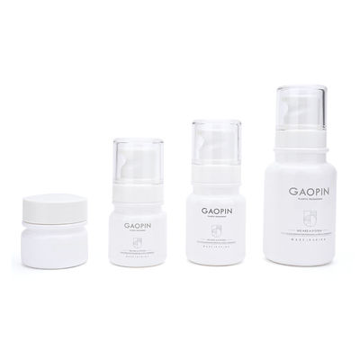 Beyaz PETG Essence Kozmetik Plastik Şişeler 15ML 40ML 60ML 100ML Losyon Şişesi