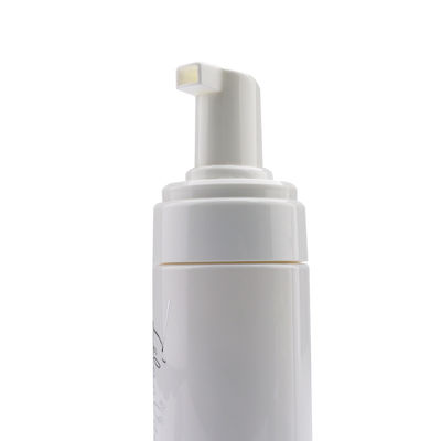 150ml 25ml Plastik Köpük Pompa Şişesi Beyaz Silindir PET Şişe
