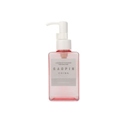 Pembe 150ml Plastik Şampuan Şişeleri PETG / PET Özlü Losyon Şişeleri
