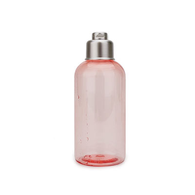 Pembe 150ml Plastik Şampuan Şişeleri PETG / PET Özlü Losyon Şişeleri