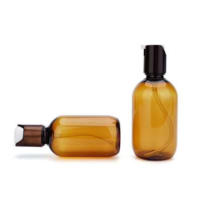 30ml 60ml 130ml Plastik Losyon Şişesi Amber Renkli Serigrafi