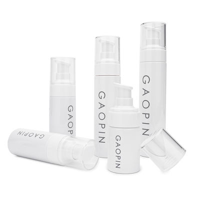 30ml 50ml 60ml 80ml 100ml PET Beyaz Losyon Pompası Sprey Plastik Losyon Şişesi