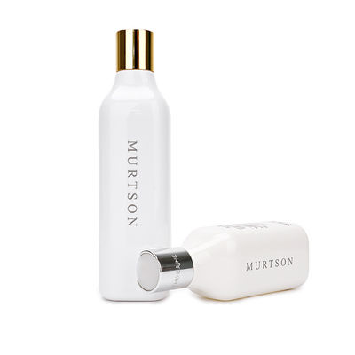 Boş Beyaz Plastik Şampuan Şişeleri Sızdırmazlık Korumalı 200ml 300ml Disk Kapaklı