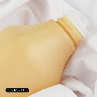 Altın Pompa ile 350ml Plastik Şampuan Şişeleri Losyon Kozmetik Ambalaj