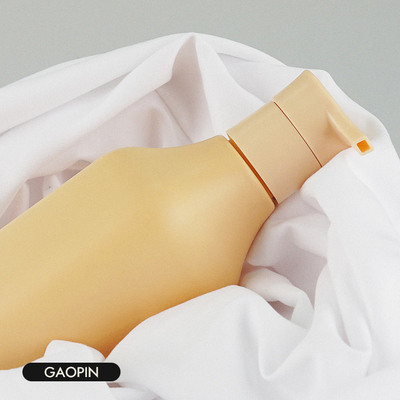 Altın Pompa ile 350ml Plastik Şampuan Şişeleri Losyon Kozmetik Ambalaj